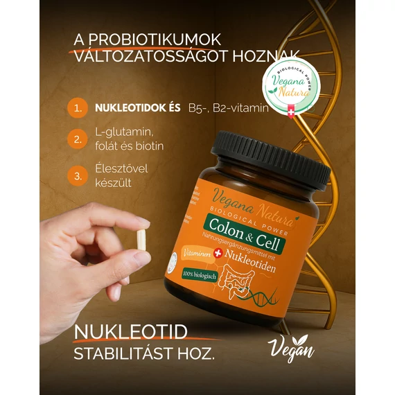 Colon & Cell PRO – bélrendszert támogató nukleotid komplex 120 kapszula 