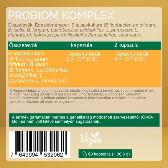 Probiom Komplex bélflóra támogatás
